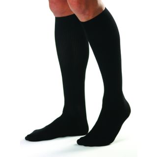 Jobst For Men 15-20 Knee-Hi Black Small (pair)