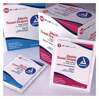 Towel Drape Sheets- Sterile- 3 18  X 26  Bx/50