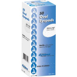 Sterile Oval Eyepad 2 5/8 x 1 5/8 Bx/50