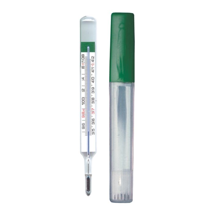 Glass Oral Thermometer Geratherm® Glass , Mercury Free Oval Shape